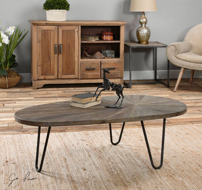 Uttermost Leveni Wooden Coffee Table image number 2